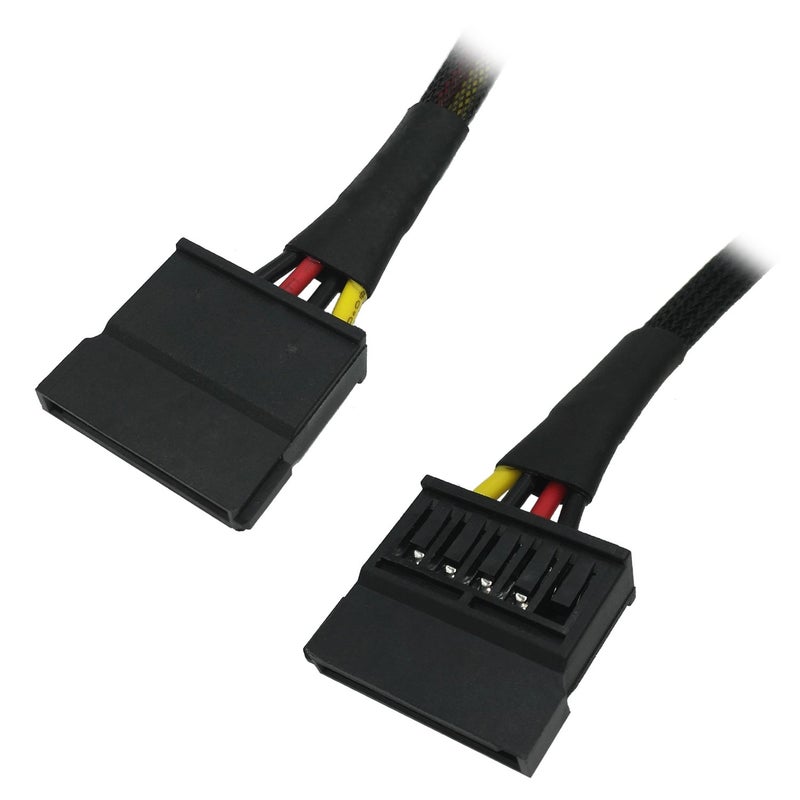 COMeap (3-Pack SATA Power Cable for Lenovo Motherboard, ATX 4 Pin to SATA Hard Drive HDD Power Adapter Extension 12-inch(30cm) - Image 2
